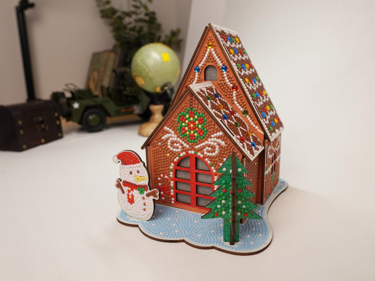 Frosted Gingerbread House