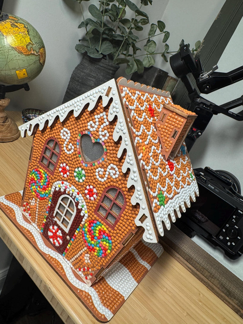 Candy Heart Gingerbread House