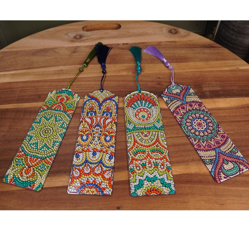 Mandala Bookmarks (4-Pack)