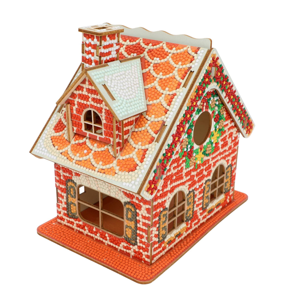 Brick Christmas Cabin